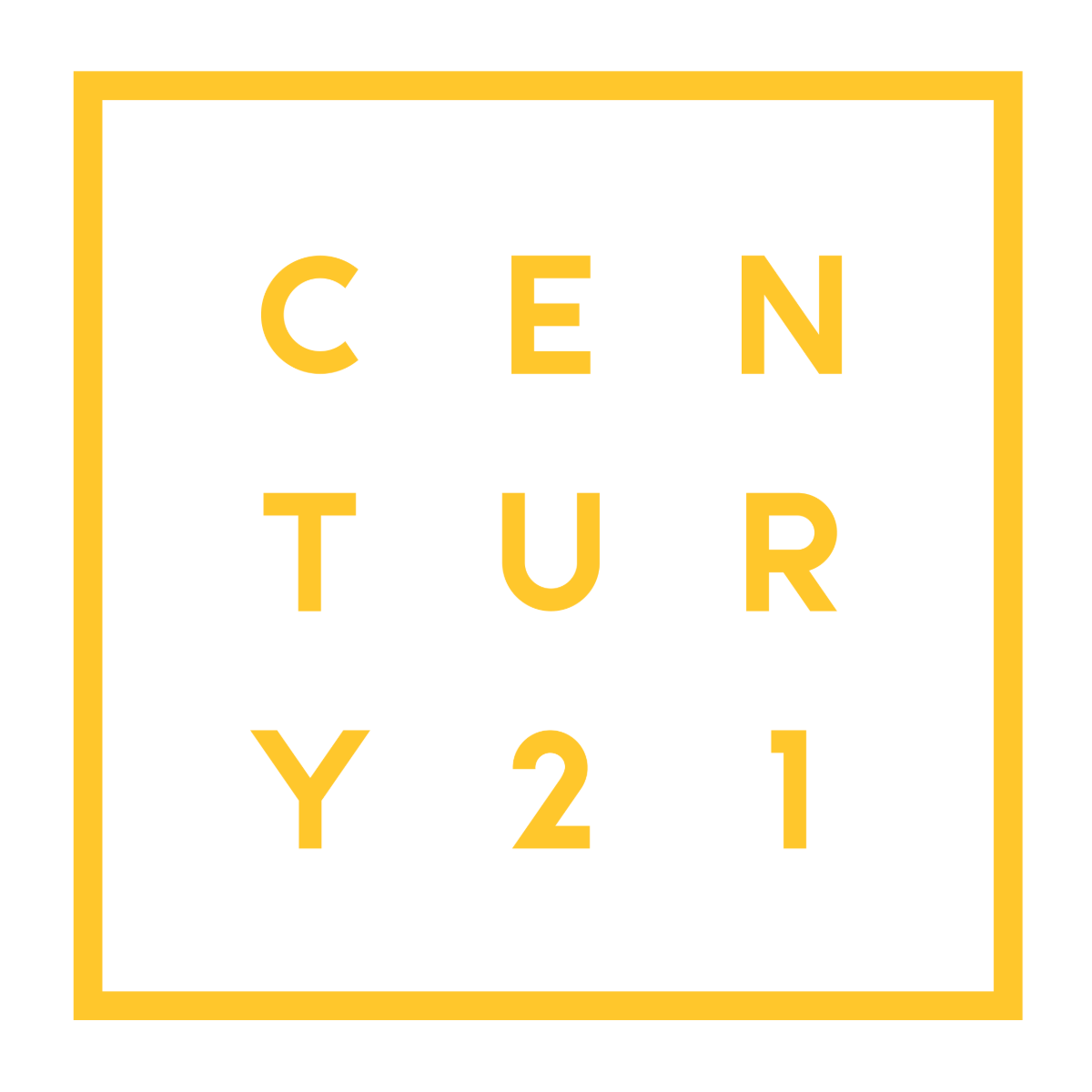 CENTURY 21 block logo in legacy yellow